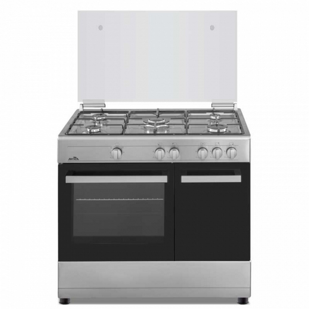 COCINA DE GAS INOX 5 FUEGOS ARTICA AKF9060X