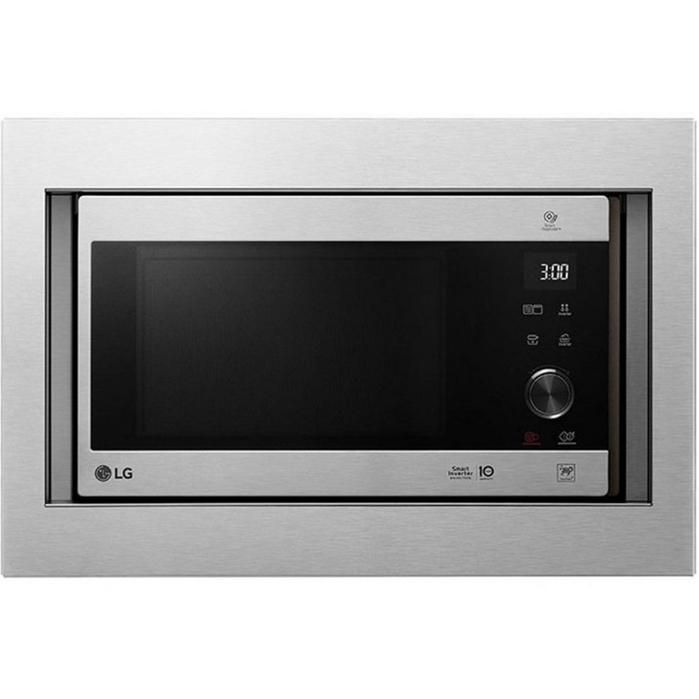 MICROONDAS INTEGRABLE INOX CON KIT ENCASTRE LG MH6565CPS SMART 25 litros