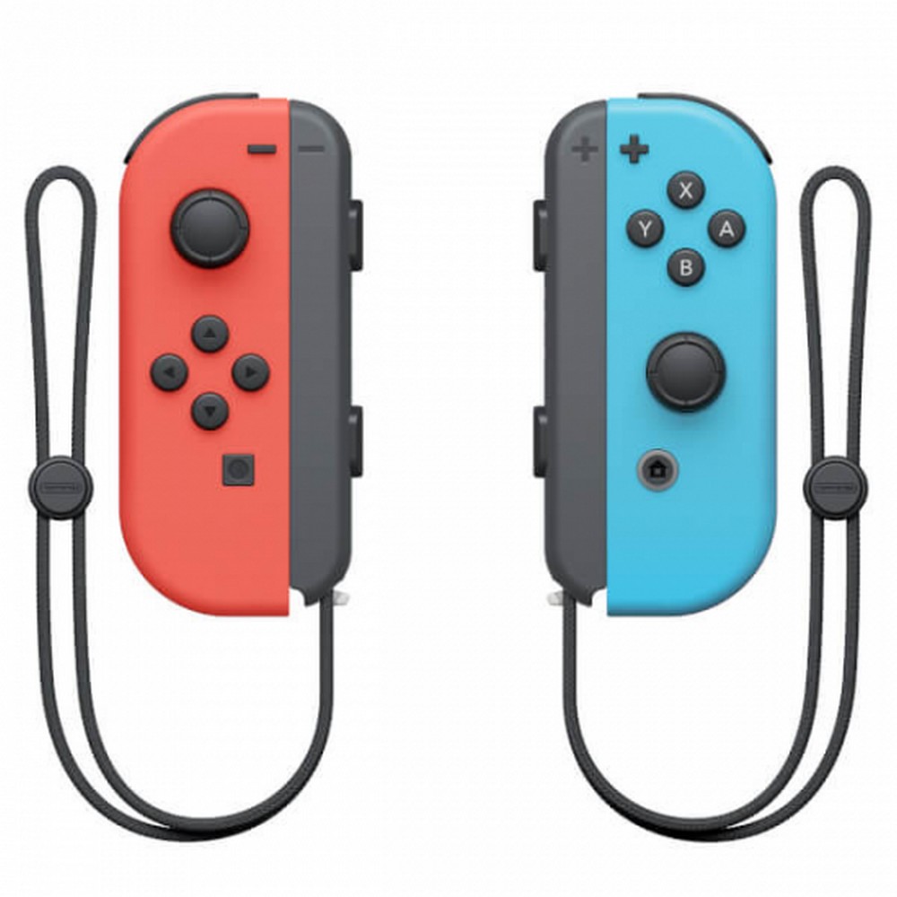 MANDO NINTENDO SWITCH SET IZQ/DER AZUL NEON/ROJO