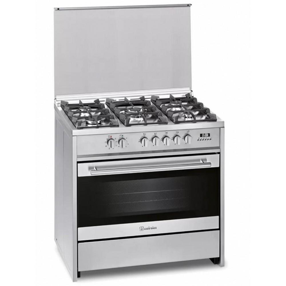 COCINA DE GAS NATURAL INOX 5 FUEGOS MEIRELES E916X - Ítem