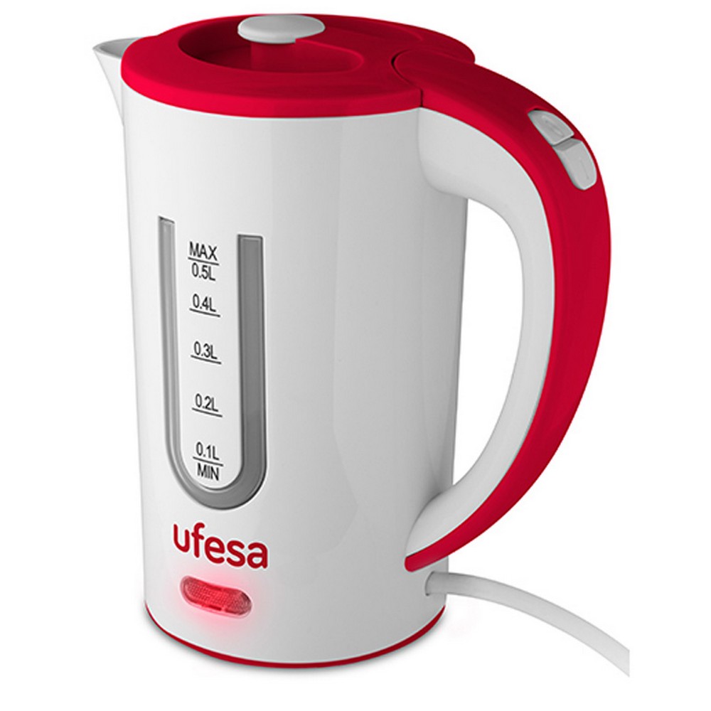 HERVIDOR UFESA HA7010 500ML 800W BCO/ROJO