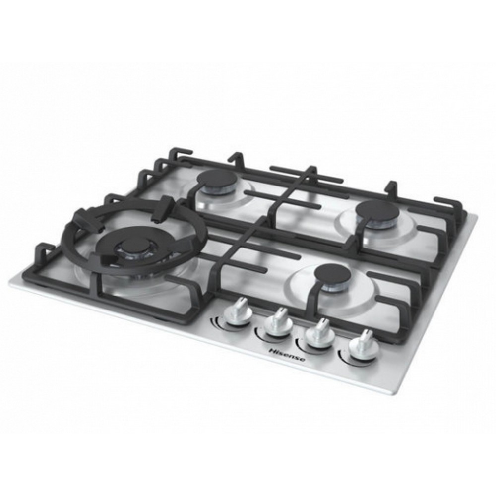 PLACA GAS NATURAL INOX 2 FUEGOS HISENSE GM663X