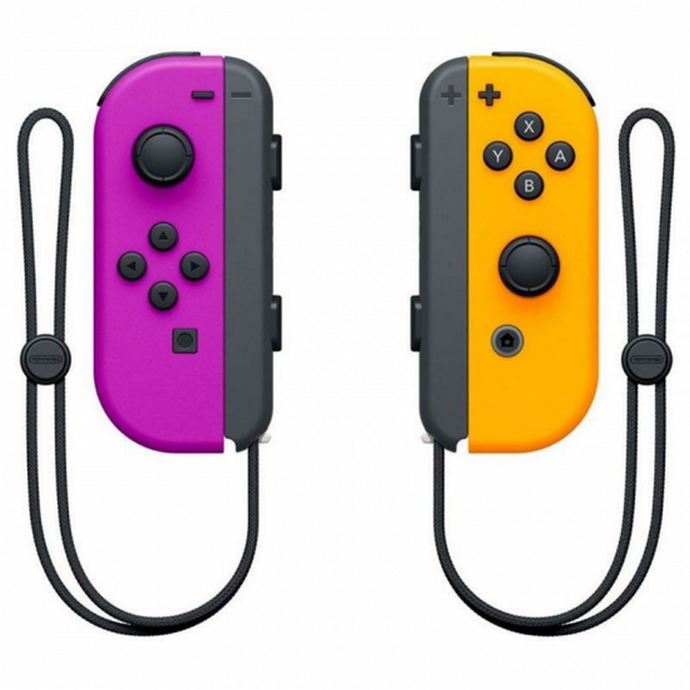 MANDO NINTENDO SWITCH SET IZQ/DER MORADO/NARANJA