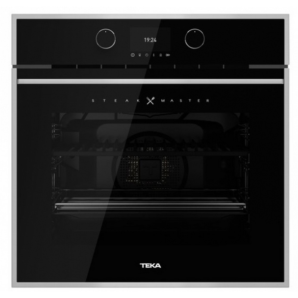 HORNO MULTIFUNCION PIROLITICO CRISTAL NEGRO-INOX TEKA STEAKMASTER