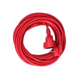 PROLONGACION MANGUERA T/TL 10m 3x1,5mm FLEXIBLE ROJA EDM