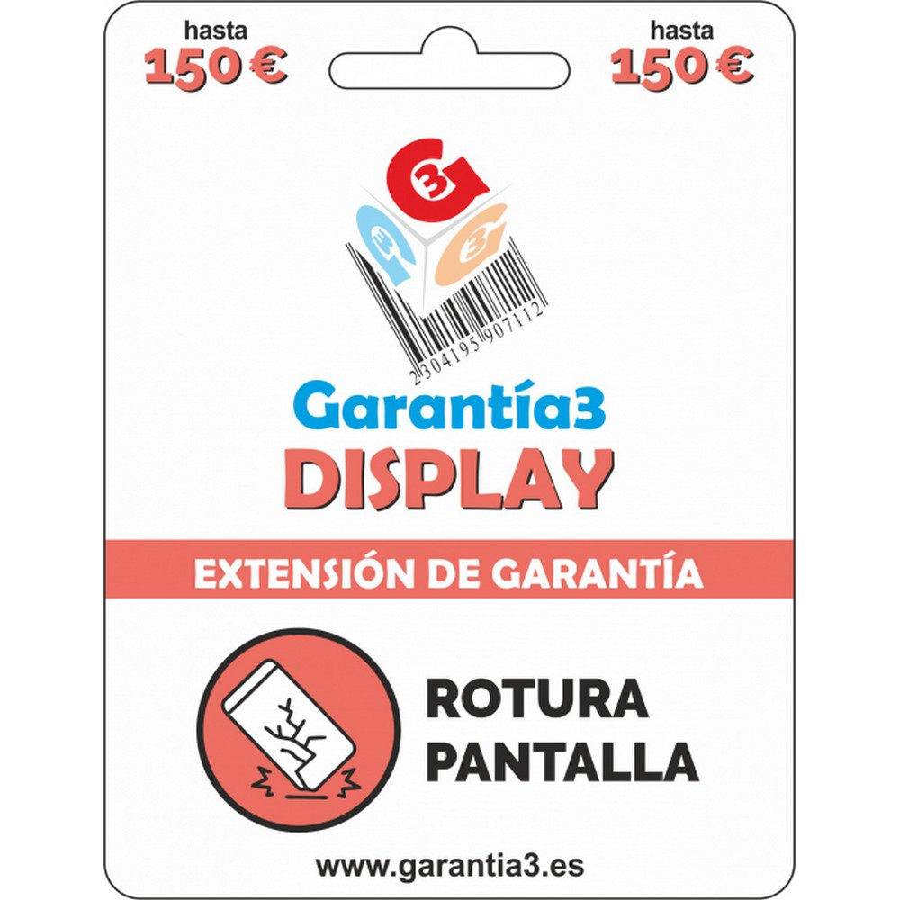 GARANTIA DISPLAY PANTALLAS G3 HASTA 150€ - Ítem