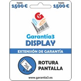 GARANTÍA3 DISPLAY reparacion exclusiva de pantallas. Tope maximo 1500€