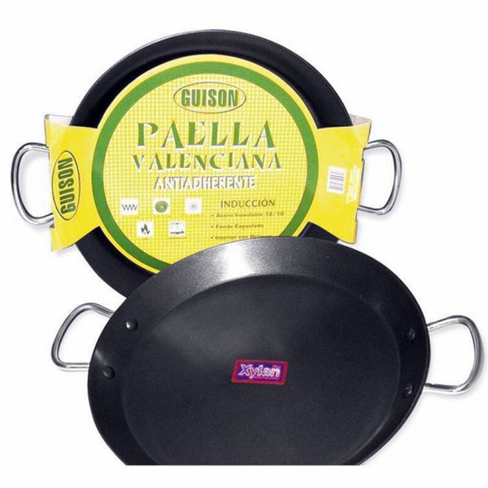 PAELLERA GUISON 40CM INOX INDUCCION ANTIADHERENTE