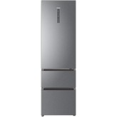 FRIGORIFICO COMBI NO FROST INOX TITANIO A+++ HAIER A3FE837CGJ