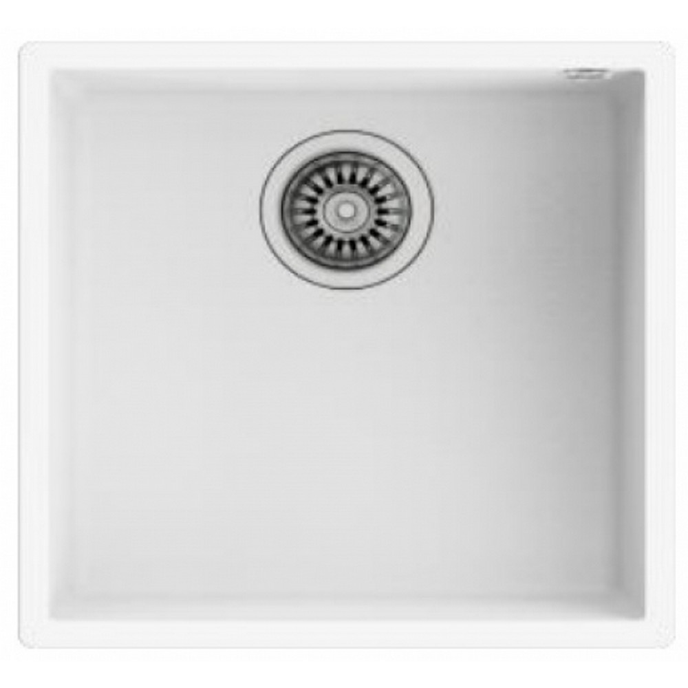 FREGADERO TEKA SQUARE 40.40 TG BLANCO ART. 115230029