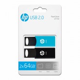 MEMORIA USB HP 212 2X64GB BLANCA 2.0 TWIN