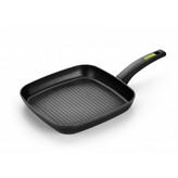 GRILL MONIX CON RAYAS GREEN 28CM