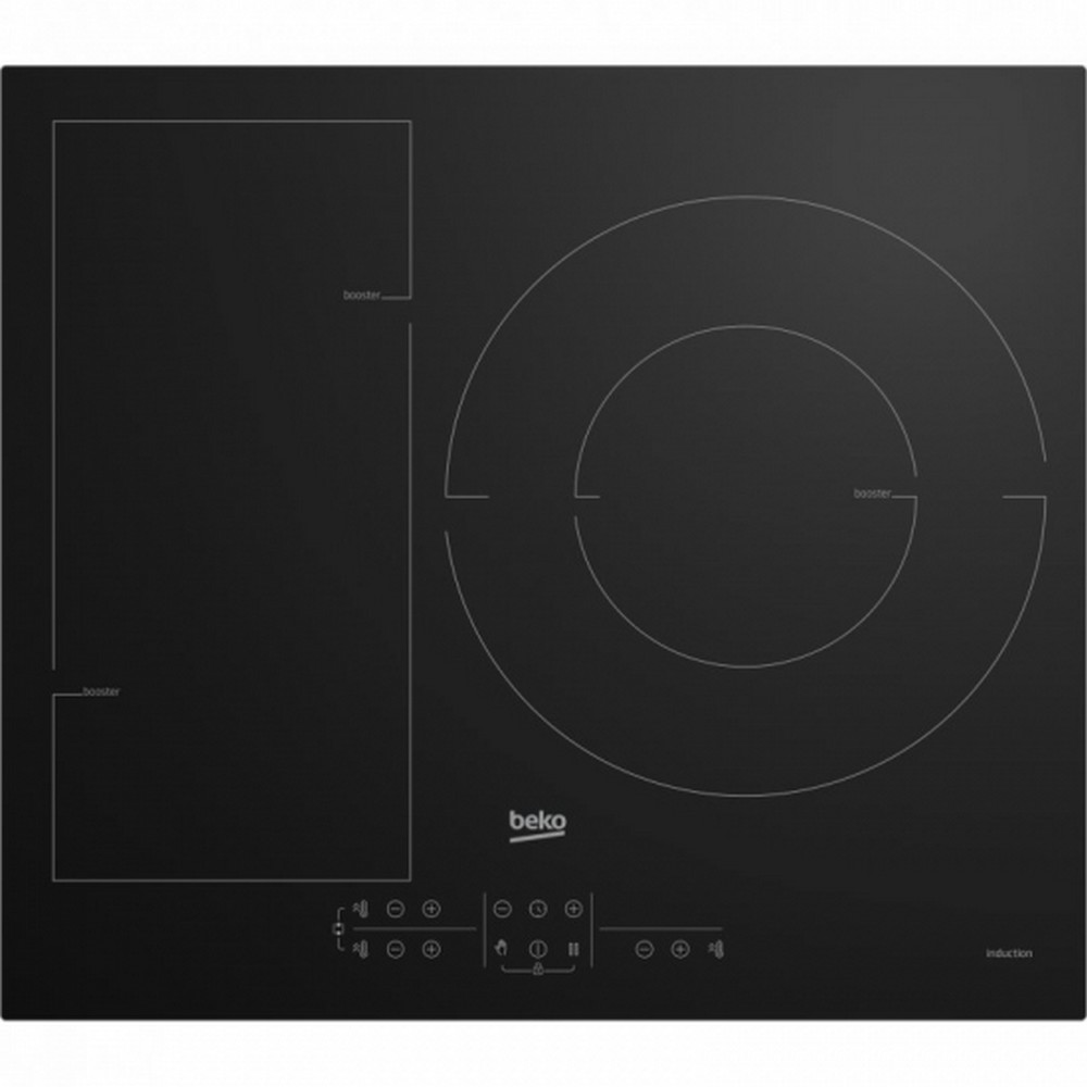 PLACA INDUCCION DUO 3 FUEGOS (fuego 32 cm) BEKO HII63201FMT