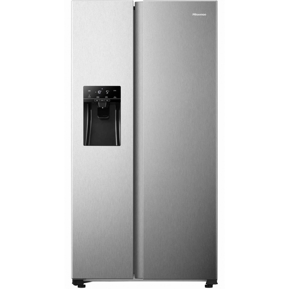 FRIGORIFICO SIDE BY SIDE NO FROST INOX CON DISPENSADOR HISENSE RS650N4AC2