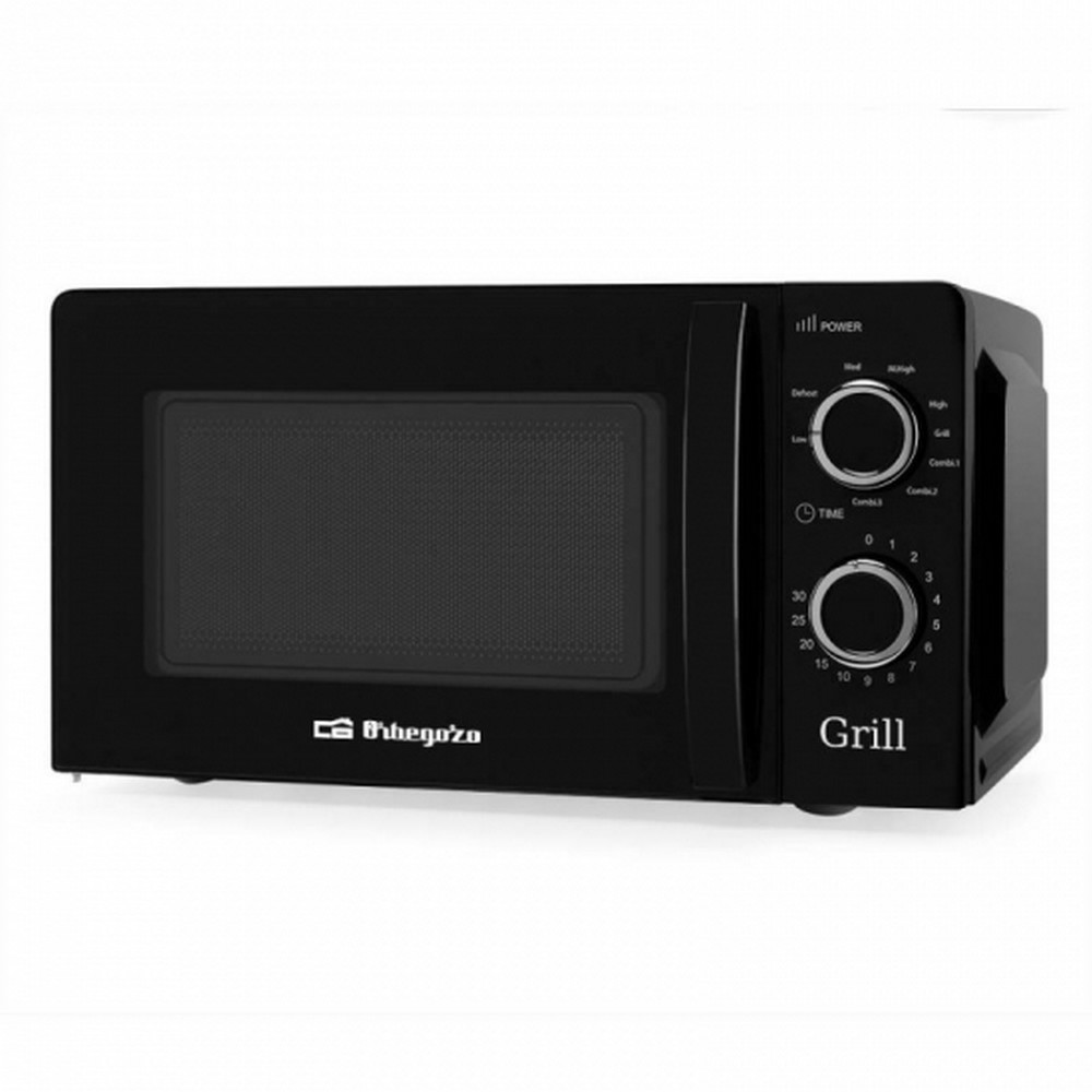 MICROONDAS LIBRE INSTALACION ORBEGOZO MIG2131 20 litros GRILL NEGRO