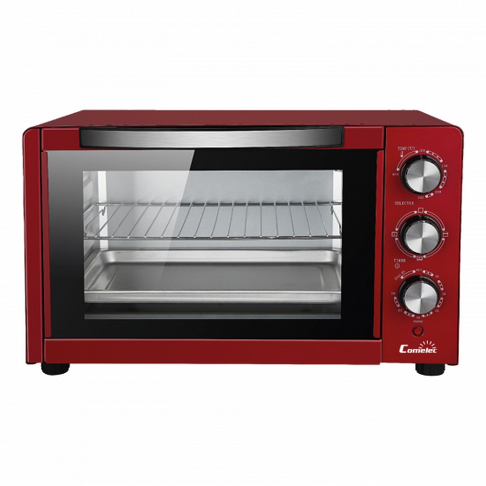 HORNO DE SOBREMESA ROJO 28 litros CON CONVECCION COMELEC HO2809C
