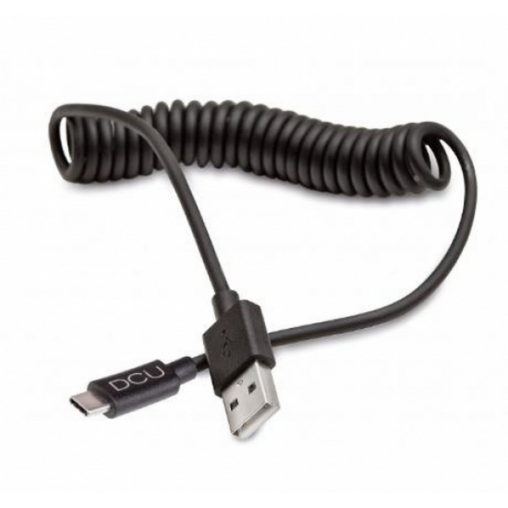 CABLE DCU USB C a USB A 1,5M RIZADO