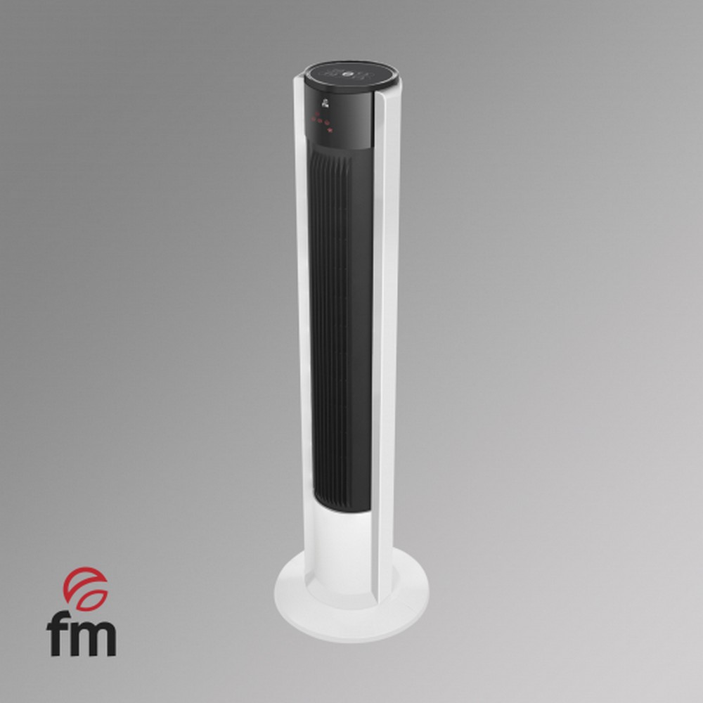 VENTILADOR DE TORRE FM VTRHC 105CM 45W MD TEMPO.BL/NE