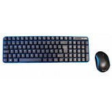 TECLADO+RATON ELBE PTR-101 NEGR/AZUL INALA