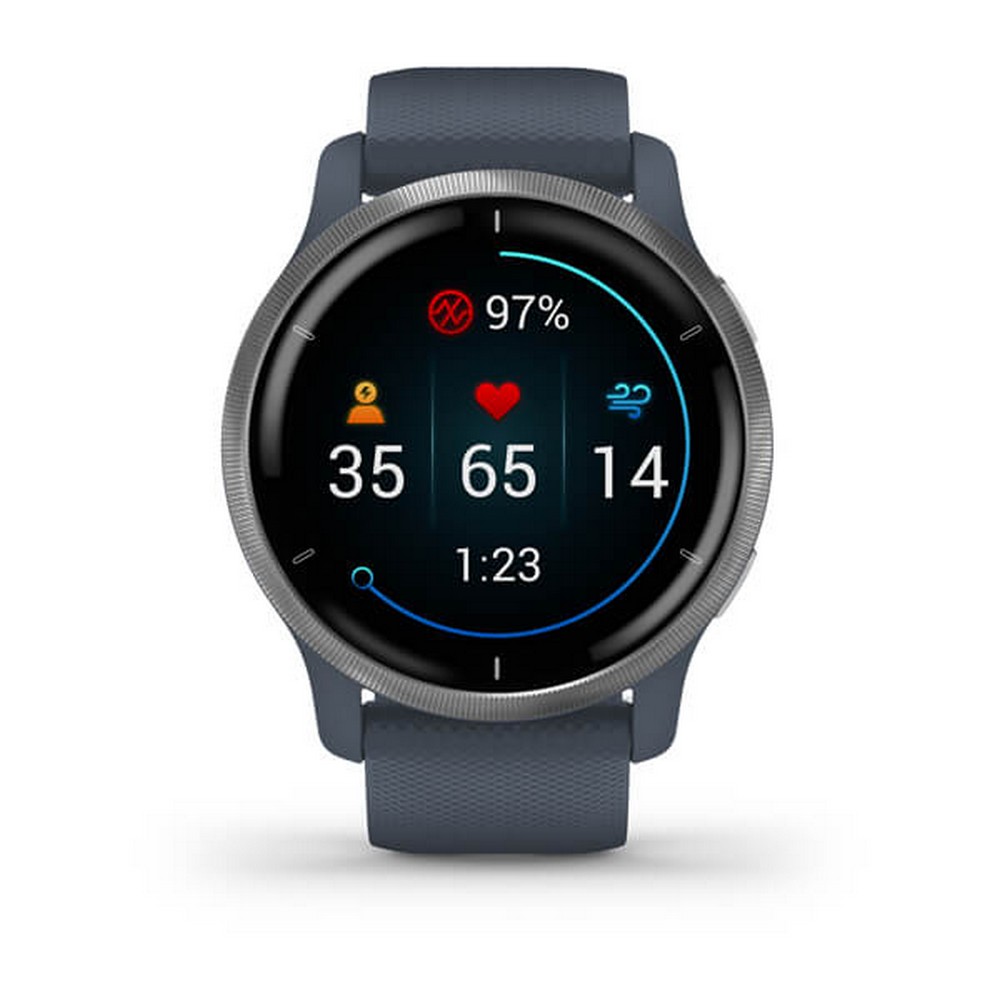 SMARTWATCH GARMIN VENU 2 010-02430-10 AZUL PLATA - Ítem