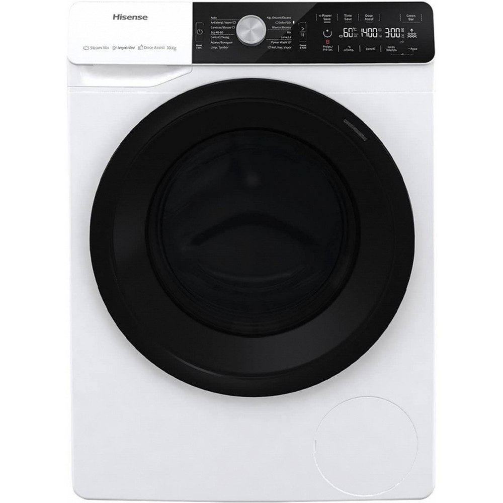 LAVADORA CARGA FRONTAL BLANCA 10 kg y 1400 rpm HISENSE WFGA10141VM - Ítem