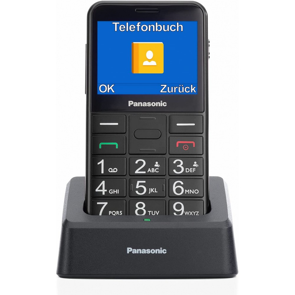 SENIORPHONE PANASONIC KX-TU155EXBN CON BASE NEG