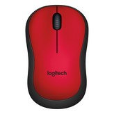 RATON OPTICO LOGITECH M220 SILENT WIRELESS ROJO