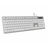 TECLADO SUBBLIM ERGO KEYS FLAT HQ SILVER