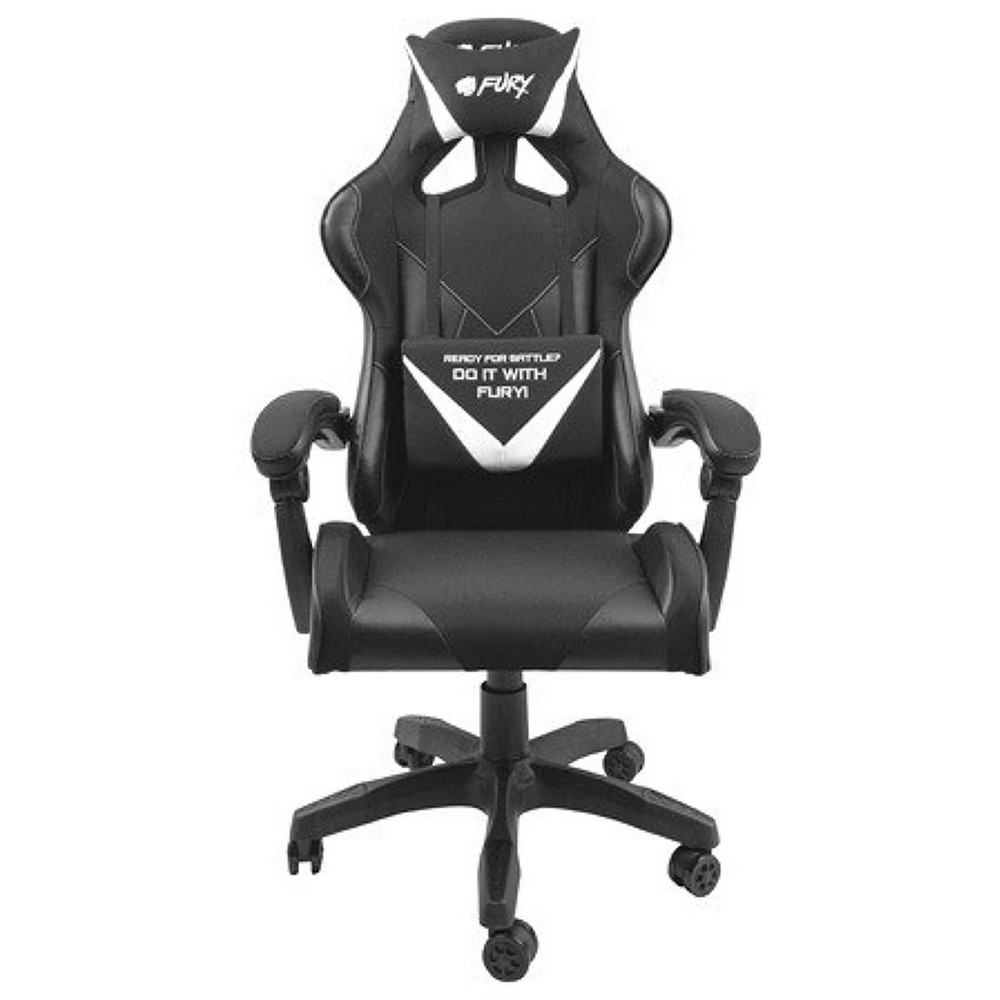 SILLA GAMING FURY AVENGER L NEGRA/BLANCA