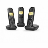 TELEFONO DECT GIGASET A170 BLACK TRIO