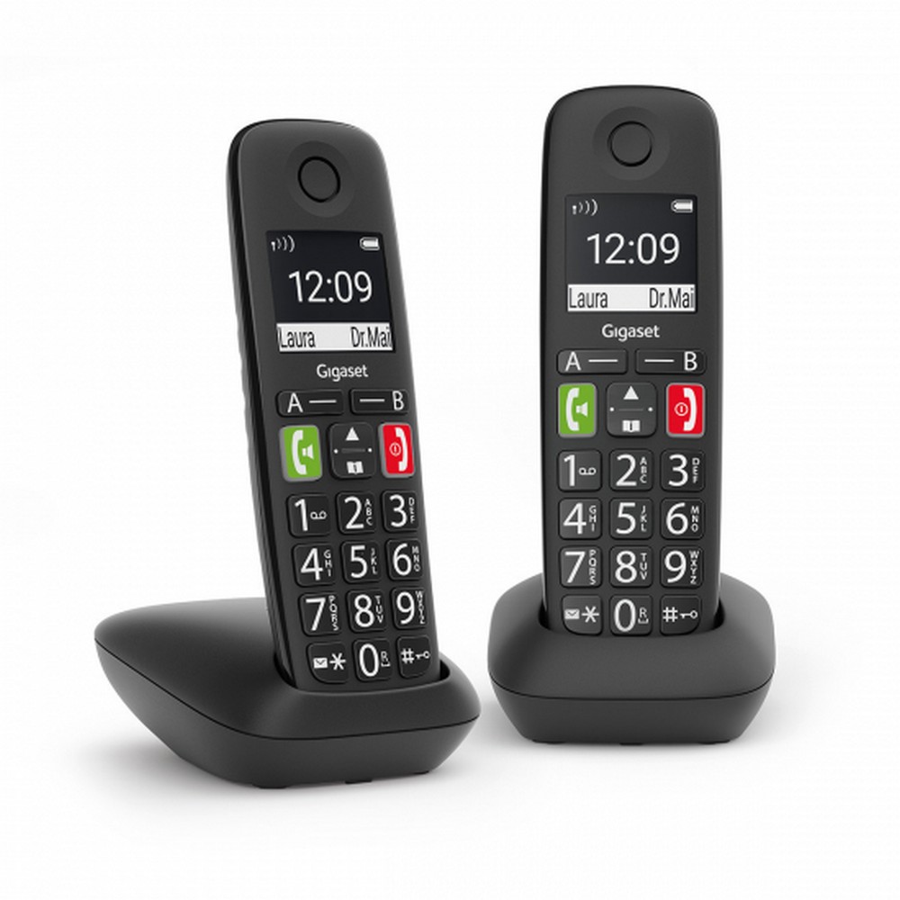 TELEFONO DECT GIGASET E290 DUO BLACK