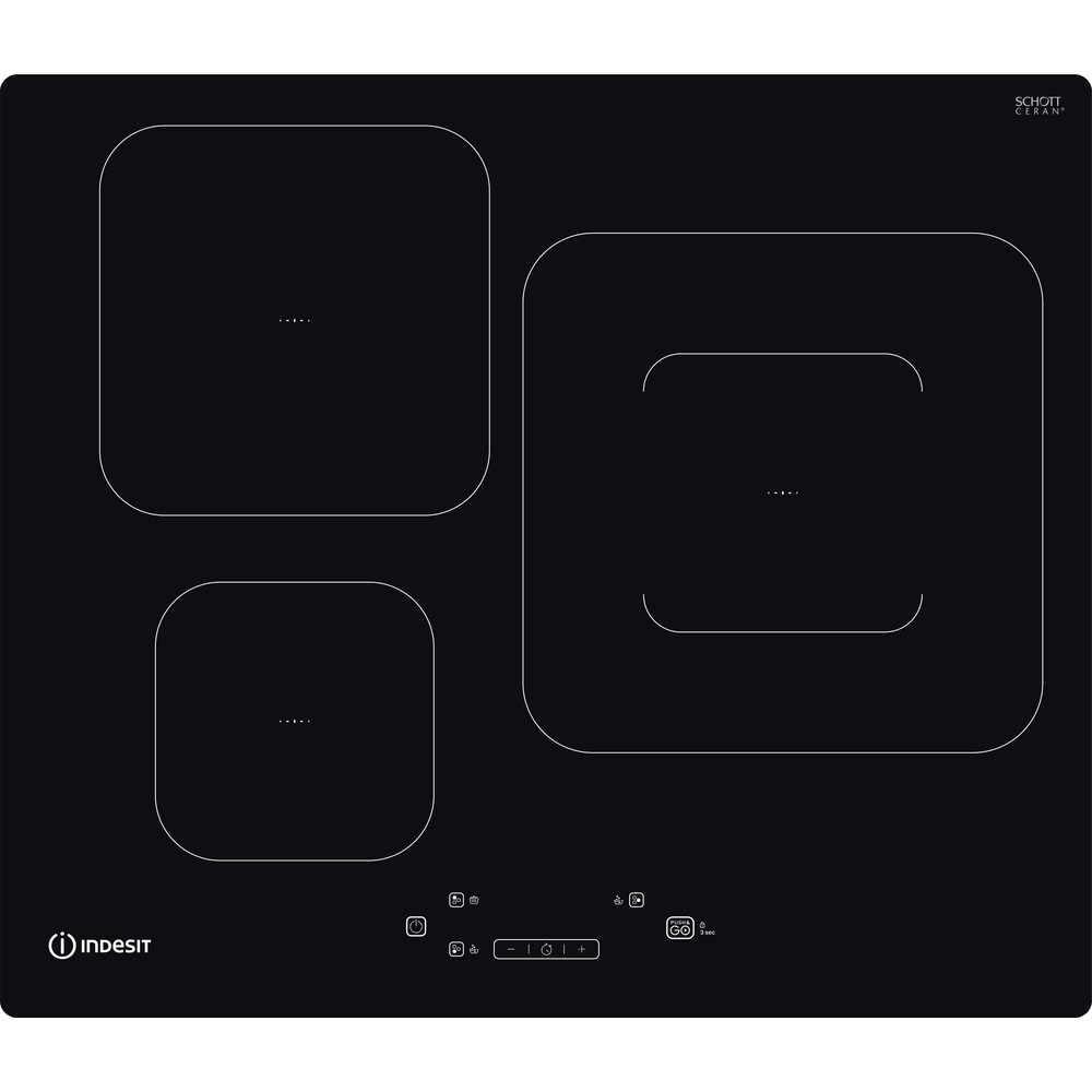 PLACA INDUCCION 3 FUEGOS INDESIT IS55Q60NE