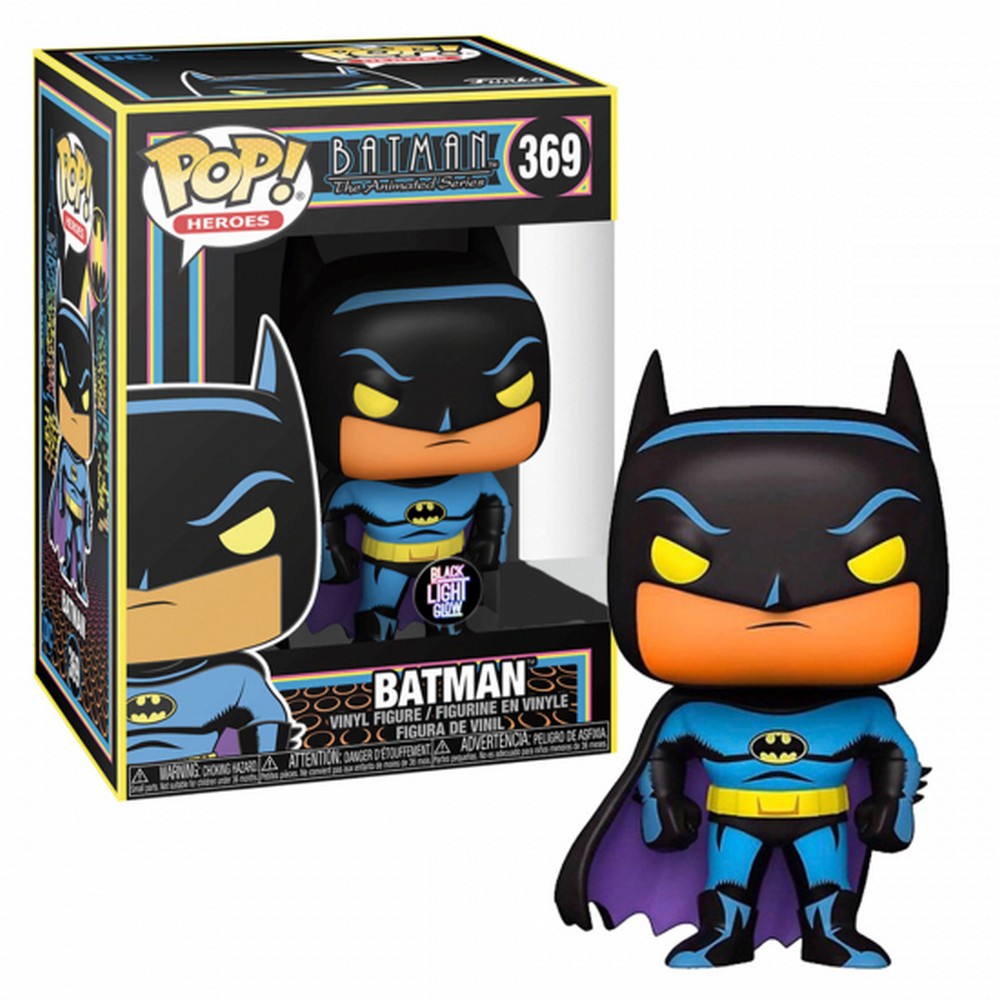 FUNKO DC BLACK LIGHT BATMAN MULTICOLOR