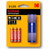 LINTERNA KODAK 9LED + 3 PILAS AAA AZUL