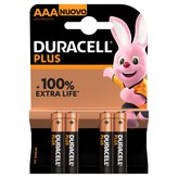 PILA DURACELL ALCALINA PLUS AAA LR03 K4 1 BLISTER