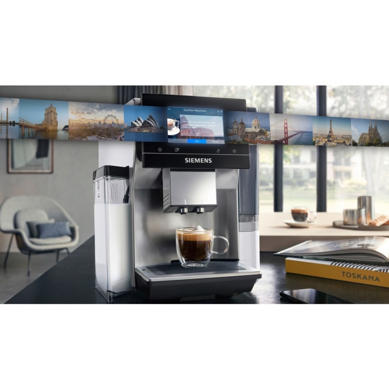 CAFETERA SUPERAUTOMATICA INOX CON HomeConect SIEMENS TQ715R03 - Ítem2
