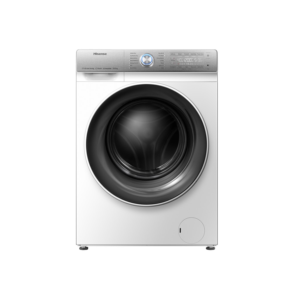 LAVADORA SECADORA CON AUTODOSIFICADOR 10 kg lavado y 6 kg secado con 1400 rpm HISENSE WDQR1014EVAJM - Ítem