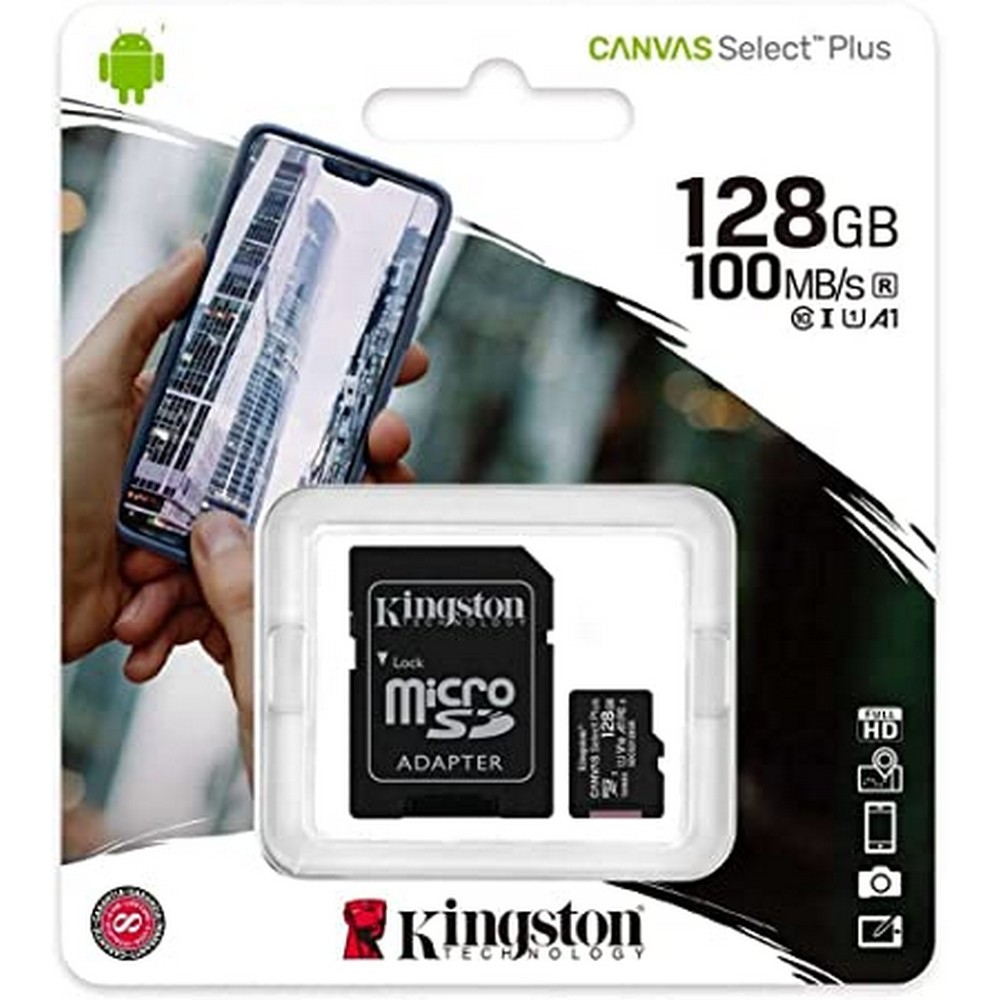 TARJETA DE MEMORIA KINGSTON MICRO SD 128GB ADAPTADOR