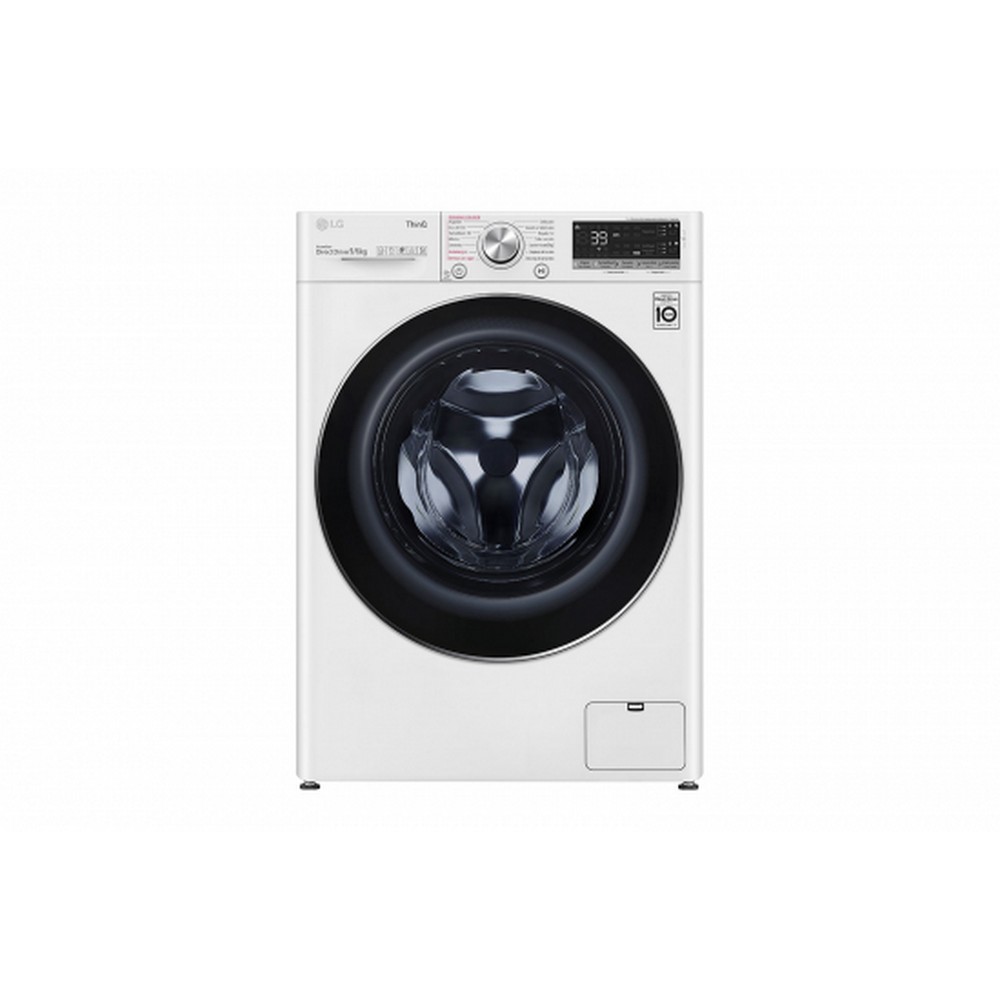 LAVADORA SECADORA 9 kg lavado y 6 secado 1400 rpm CON AUTODODIFICADOR LG F4DV7509S2W