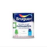 ESMALTE ACRYLIC MULTISUPERFICIE MATE BLANCO PERMANENTE 0,750L 5069889 BRUGUER