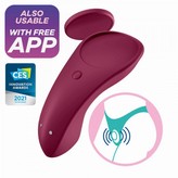 SATISFYER LITTLE SECRET WINE RED BLUETOOTH