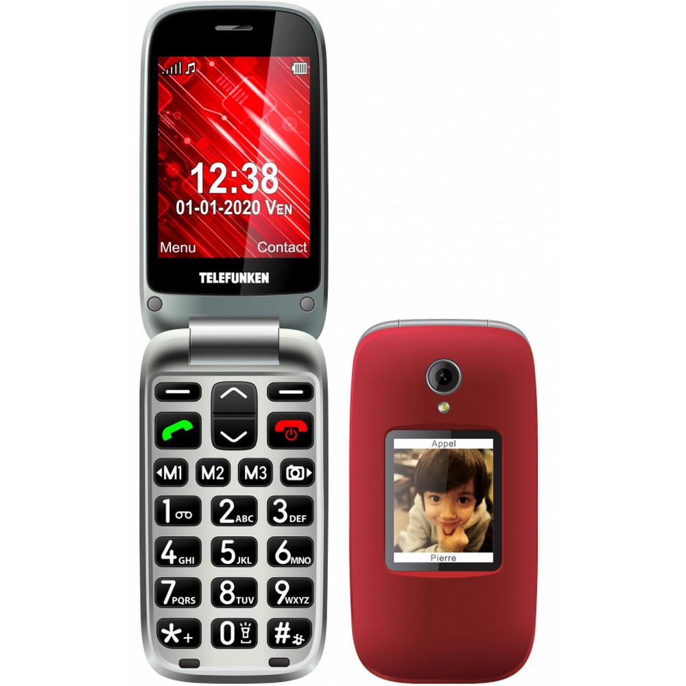 SENIORPHONE TELEFUNKEN S560 RED
