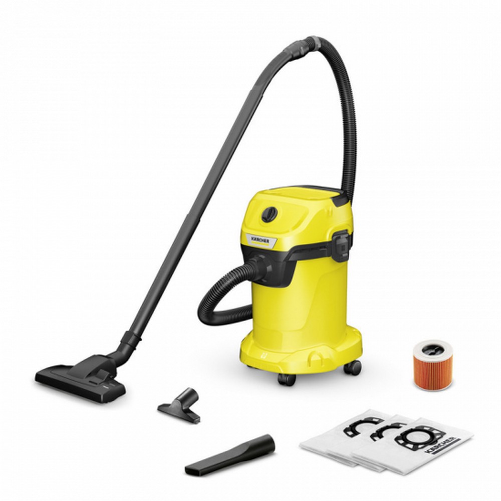 ASPIRADOR TRINEO KARCHER WD3 HOME S/B 1000W S/L 19 LITROS