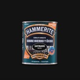 HAMMERITE ESMALTE METALICO SATINADO NEGRO 0.750L 5093689