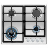 PLACA GAS BUTANO 4 FUEGOS INOX VITROKITCHEN EN63IB