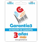 EXTENSION GARANTIA +3A G3PD3ES1000 HASTA 1000€