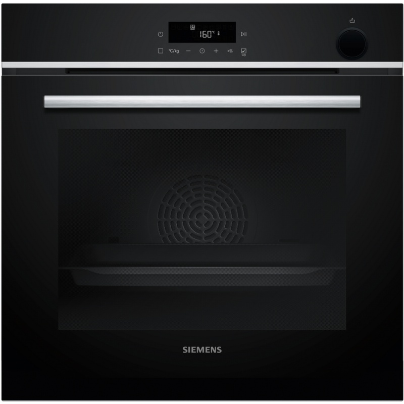 HORNO MULTIFUNCION CON FUNCION VAPOR CRISTAL NEGRO-INOX SIEMENS HR532GBS3