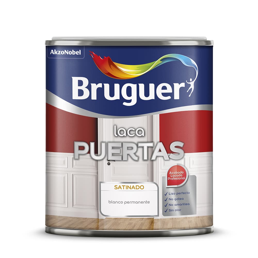 LACA PARA PUERTAS BLANCO PERMANENTE 2,5L 5297935 BRUGUER