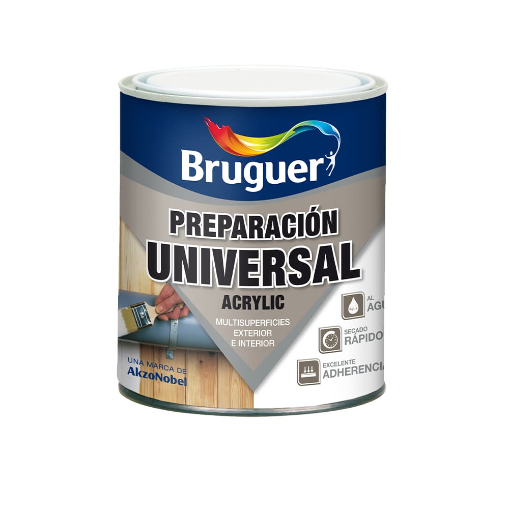 PREPARACION UNIVERSAL ACRYLIC BLANCO 0,75L 5120577 BRUGUER