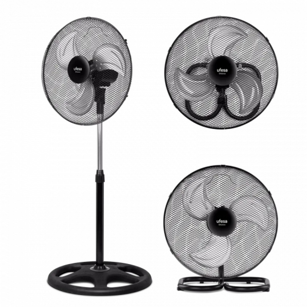 VENTILADOR DE PIE (3 en 1) UFESA OTTAWA 45 cm 70W